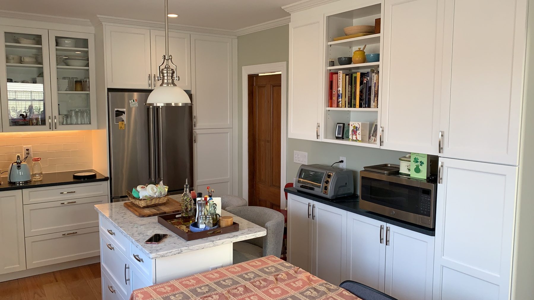Wood cabinet kitchen project